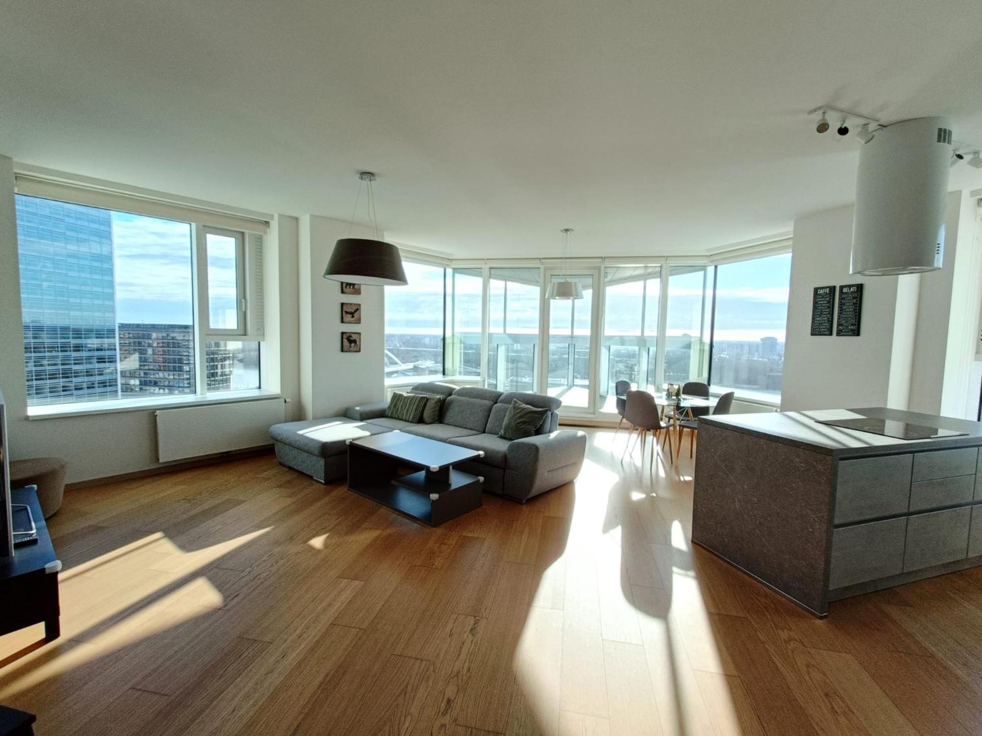 Sag Panorama Apartment 3 Rooms 19Th Floor Great View Free Parking ブラチスラヴァ エクステリア 写真